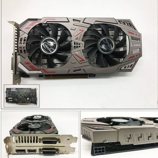 Coloré gtx750ti 960 4G1050Ti 2G4G1060 Card de graphiques indépendants désassemblés