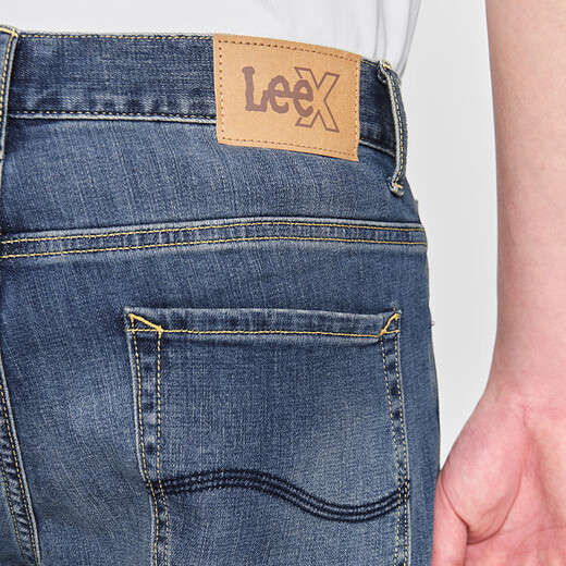 Lee Zhang Linghe unterstützt 726 bequeme, gerade Denim-Jeans im Retro-Waschungsblau, lässiger Trend, Hellblau 36 (170–180 Jin Jin entspricht 0,5 kg optional)