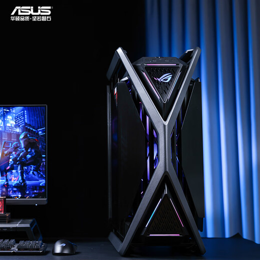 ASUS 24-issue interest-free RTX5090D5080 R7 9800X3D Night God graphics card ROG family barrel Genesis God game desktop e-sports AI host DIY assembly machine computer complete R7 9800X3D+RTX5080 three