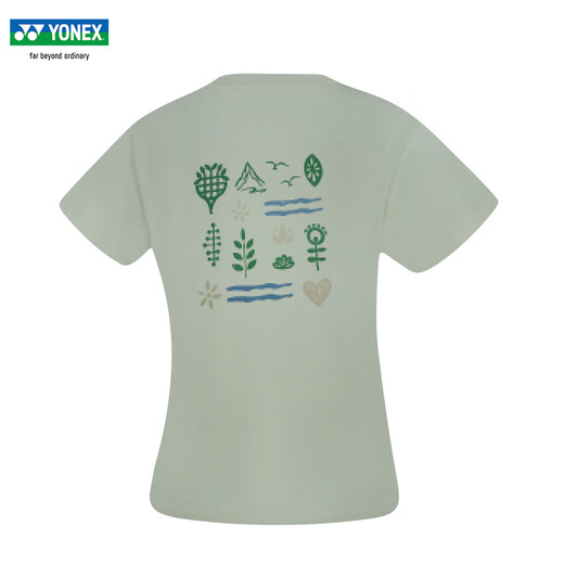 Yonex Yonex Badminton Uniforme para hombres YY Sportswear 16671Cr Sweat-Sweating Camiseta de manga corta Shorts Ambientally Friendly Femen's Women's Fomen 16835bcr Mint Color 2XL