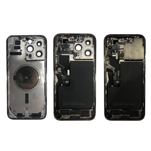 Suitable for iphone14 middle frame back shell Apple 14plus disassembly original 14pro assembly 14pm frame back cover 14 glass + magnet / without cable new high quality shell