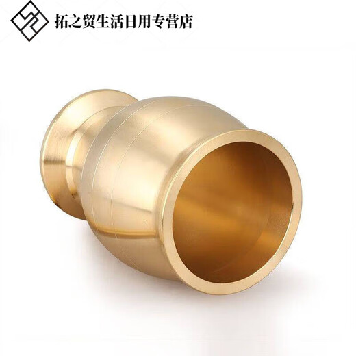 Sailoto medicine jar, garlic masher, brass medicine masher, traditional Chinese medicine medicine jar, grinding bowl, copper medicine mortar, medicine copper mortar, mini model, deepened and thickened with anti-slip pad