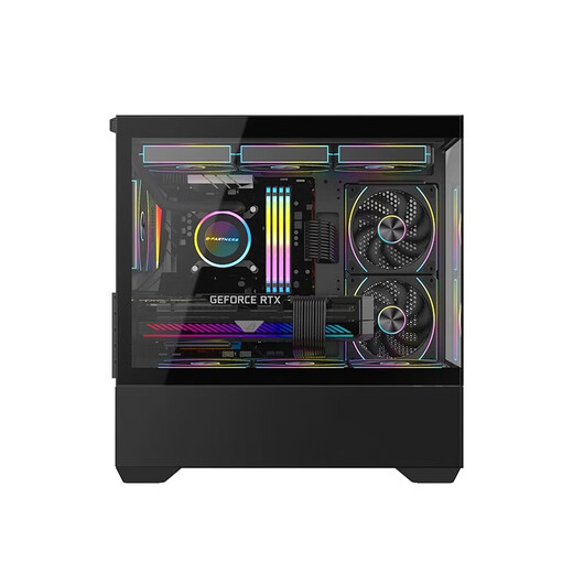 Shuoyang 13th Generation Core i9/RTX4070S/RX7700XT/16G Memory/Chicken Game E-Sports Live Water-cooled Desktop DIY Assembly Computer Host Assembly Host Configuration Four 13th Generation i9丨RTX5060Ti Standard Configuration