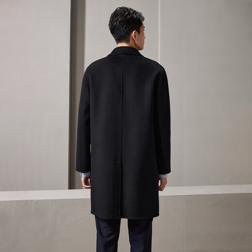 HLA Hailan Home Coat Men 24 New Light Business Classic -Serie Pure Wool Jacke Männer Winter hwdaw4w002a Marine Blau 03 M 170/88a Empfohlen 125 ~ 136Jin [Jin ist gleich 0,5 kg]