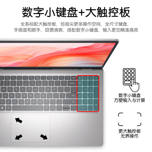 
Dell (DELL) Lingyue 15Pro 3530 thin and light notebook 15.6-inch student office and home business metal ultra-thin notebook 120HZ high brush AIPC portable ultra-thin notebook laptop 13th generation Core i5 120Hz high refresh rate 16G 1TB high speed solid state [90% selection