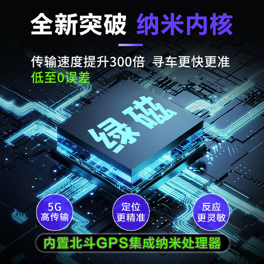 Green magnetic gps locator tracker, installation-free micro-positioning artifact, ultra-small car on-board anti-theft tracker, upgraded version, 30-day battery life, 0-1m error, nationwide precise positioning + motion trajectory + real-time positioning