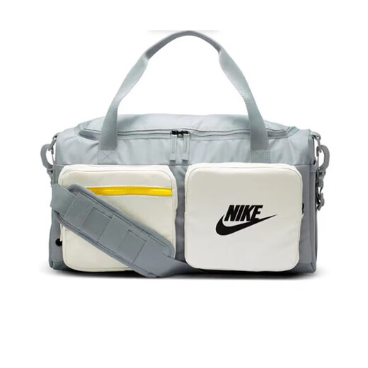 NIKE(耐克)运动休闲健身训练收纳撞色单肩背包拎包斜挎包BA-官方旗舰 BA6169-010黑灰/ 尺寸：47*24*22