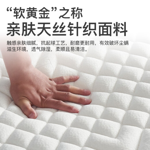 海马简艾床垫记忆棉盒子十大席梦思压缩卷包乳胶独立弹簧床垫家用偏软品牌 A适中款(厚20cm)经济实用 1350*1900