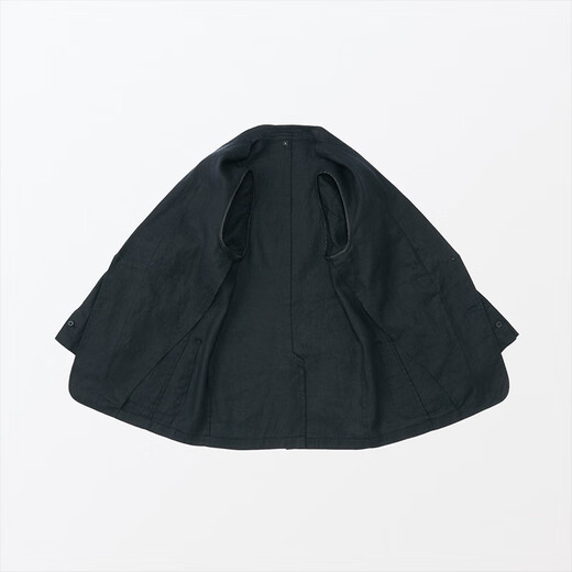 MUJI (MUJI) men's hanma water-washed jacket men's jacket 25 years summer men's suit small suit casual AD0WRC5S black S (165/84A)