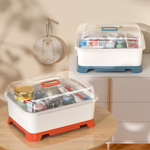 Caja de almacenamiento de botella de Shenzhi Baby Suplementaria Almacenamiento de alimentos Botella de plástico engrosada TECLUENTA DE DRABLE APRUEBA DEL POLS