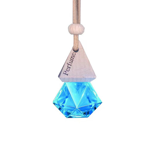 Langlong Car Aromatherapy Car Perfume Pendant Balm Decoration Car Fragrance Men's and Women's Car Deodorant Freshener Long-lasting Fragrance Blue Wind Chime (Light Fragrance)