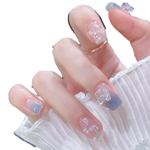Usar uñas con ojo de gato de gato hecho a mano de alta gama Patch de uñas con uñas Faltas de uñas