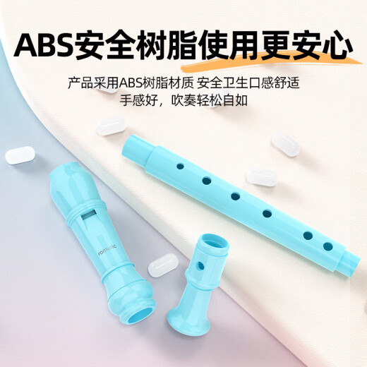 Romusic Recorder Deutsch Treble 6-Loch-Grundschule Kinderschule Klassenzimmer ausgewiesen Professional spielen Recorder Pink