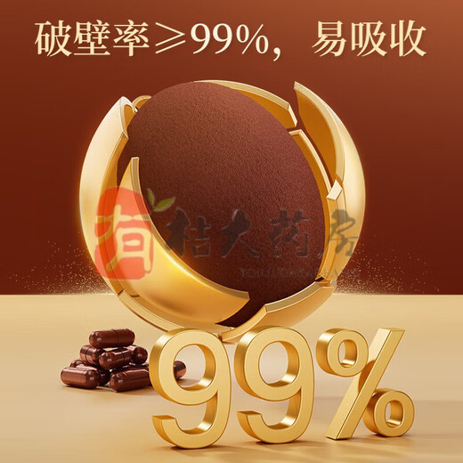 北京同仁堂破壁灵芝孢子粉胶囊 孢子粉送长辈探病送礼中老年补品 3盒装 破壁灵芝孢子粉胶囊【实发3瓶】