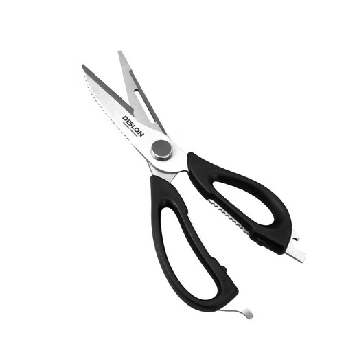 Deshilang Deshilang Küchenschere, Kühlschrankschere, Edelstahl, Hühnerknochenschere, multifunktionale Küchenschere, Walnussschaber, Fischschuppen, offene Flasche, Deshilang Kühlschrankschere FS-J001