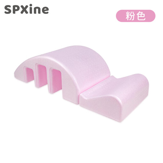 SPXINE Pilates spine corrector arc side bend lumbar spine soothing yoga equipment spinal stretching traction waist exercise pink-spine corrector (load bearing 300kg)