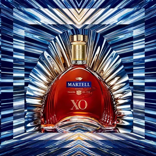 Martell XO 700ml New Arch Bridge French Cognac Imported Wine 1000ml Two Jin Jin is equal to 0.5 kg Overseas version Martell XO 1000mL 1 bottle Overseas version (mixed code)