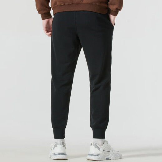 耐克（NIKE）运动套装男两件套 纯棉POLO衫翻领短袖T恤跑步长裤束脚收口休闲裤 FN3895-010+FN3802-010 M