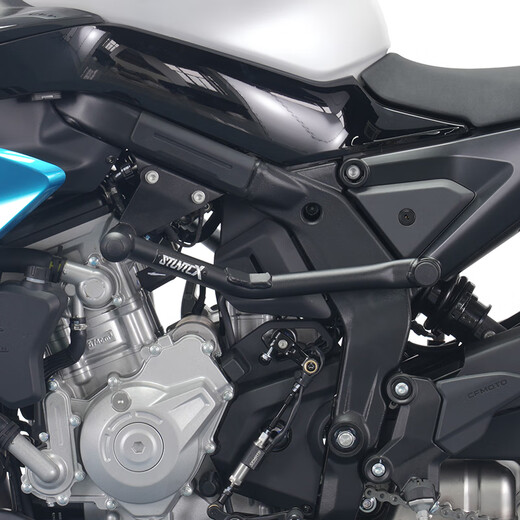 Barre de protection Stuntcx Adapté à Chunfeng 675NK Bumper CfMoto Motorcycle de modification Anti-Fall Pièces Standard Sidangx Standard (Seconde Génération en alliage en alliage en aluminium)