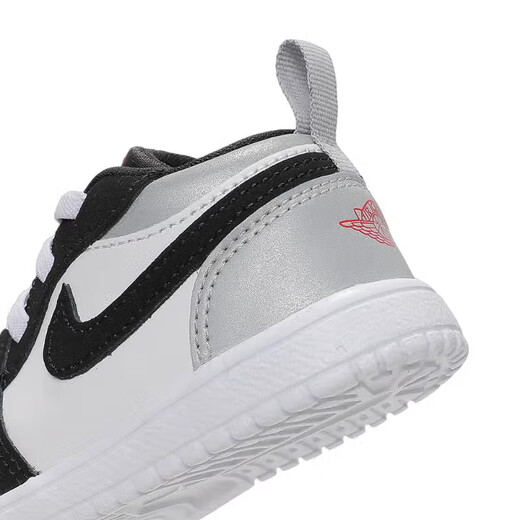 耐克（NIKE）儿童运动鞋 2025夏季新款JORDAN 1 LOW低帮休闲鞋时尚黑白板鞋 IB3886-106/潮流时尚/店长主推 27