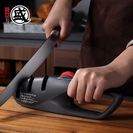 Sanbonsheng imported knife sharpener from Japan, household high-precision kitchen knife sharpening, quick sharpening tool, scissors grinding, adjustable grinding stone, multi-speed knife sharpener, adjustable angle