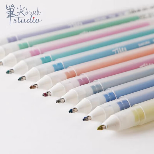 Sakura Tiara Star Sten Stifte Zodiac Sparrow Stift 12 Farbe Kritzelei Helle Farbe Geburtsstein Grußkarte Handkonto farbig neutraler Stift 724 #purple 1