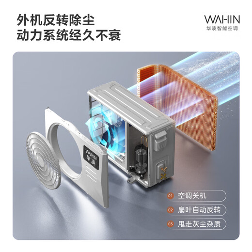 华凌空调 大1.5匹新一级能效 超省电pro变频冷暖空调挂机 KFR-35GW/N8HA1Ⅲ-P 以旧换新家电国家补贴
