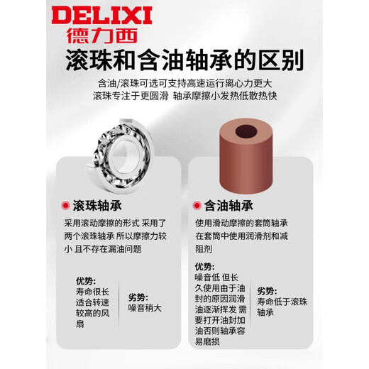 德力西电气德力西轴流风机220工业机柜散热风扇12038配电柜 含油 120*38 220V 金属网