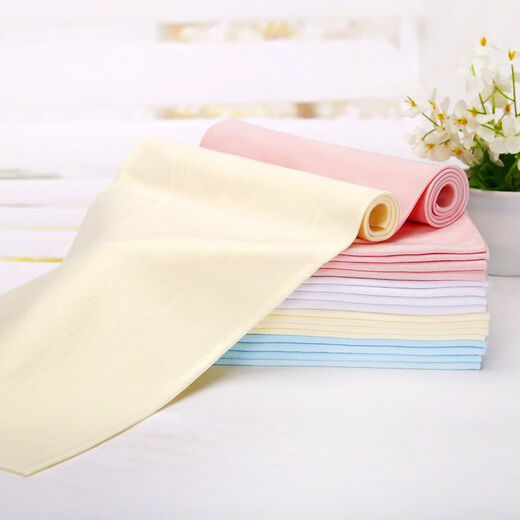 Raft core pure cotton diaper newborn baby can be washed, absorbent, breathable, knitted meson, a type of absorbent water, mix and match 10 pieces (free diaper buckle) 1 piece pack width 40x length 45cm (fabric)