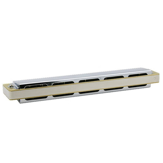 Tombo Tongbao Collection harmonique 6624s Tous-tunnel polyphonique 12 de la grille en cuivre en métal pour débutants Performance au niveau professionnel [Grille en métal complète] Tunnel polyphonique C polyphonique à 24 trous