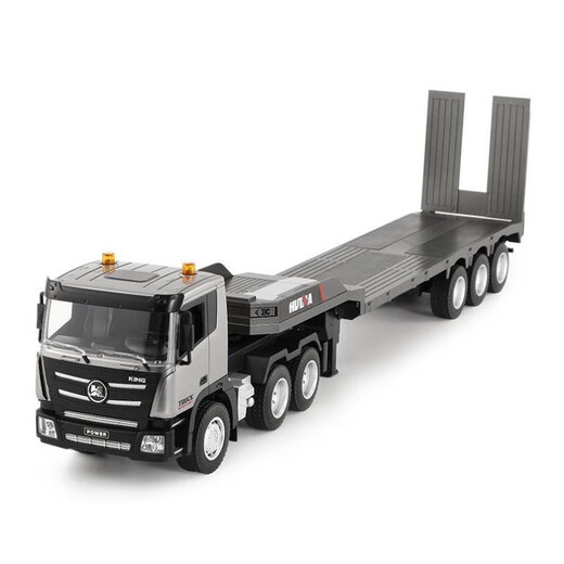 Sweet Miao Miao Huina 619 Fernbedienungskontrolle flacher Pfannenanhänger Halbtrainer LKW-Kinderspielzeug Ladungstechnik 1318 Zufälliger kleiner Geschenk Sachet-QMe 124-W2R