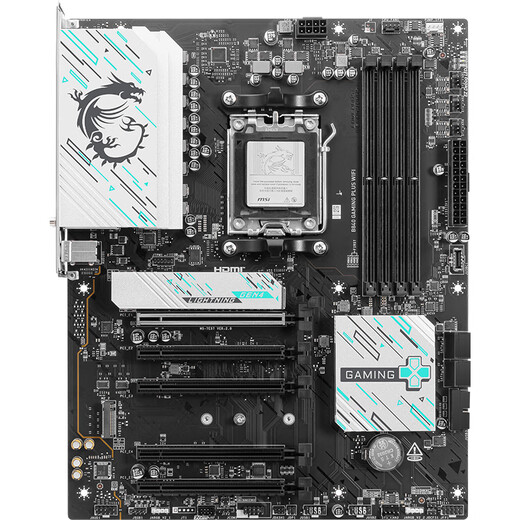 MSI (MSI) B840 Gaming Plus Mother плата Wi -Fi поддерживает ЦП AMD 9700X/9600X/7500F (интерфейс AMD B840/AM5)