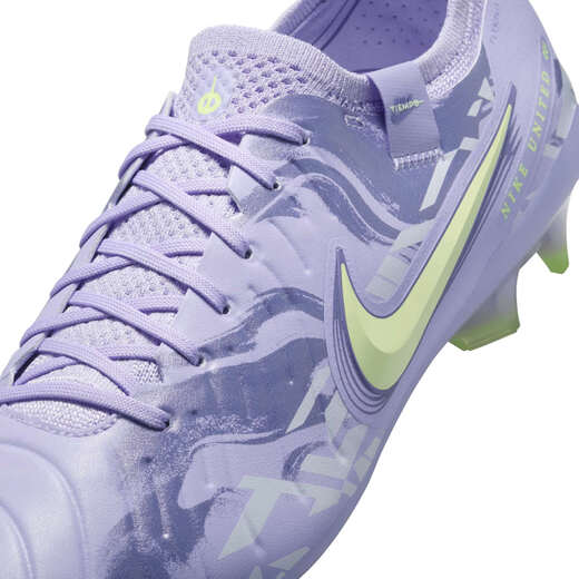 耐克（NIKE）官方TIEMPO LEGEND 10 ELITE FG男女足球鞋HF1592 500玛瑙紫/微黄绿 40.5