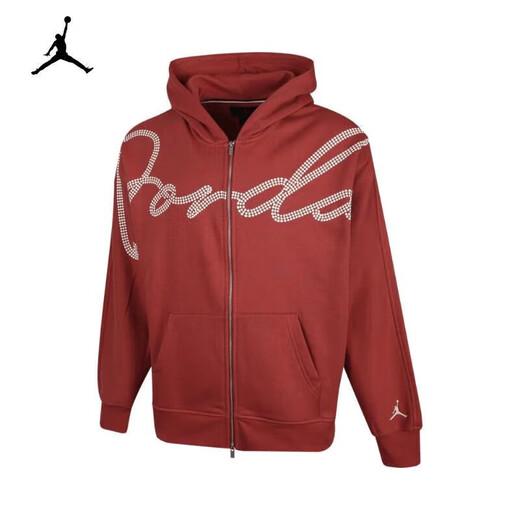 Nike (Nike) Jupet Men's Spring 2025 New Jordan Plus Velvet Theme Sportswear Wind-Ronate Fashion Casual куртка HF9296-691 S
