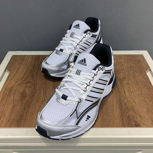 阿迪达斯 （adidas）男鞋秋季新款SPIRITAIN 2000复古老爹鞋运动跑步鞋休闲鞋 JQ1502白色金属银 40