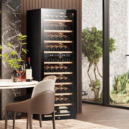 Vincase wine cabinet constant temperature wine cabinet air-cooled constant temperature moisturizing wine refrigeration storage display cabinet multi-functional household refrigerator sake beer cold bar foreign wine tea cabinet dual temperature | frequency conversion | full version 256L thin section