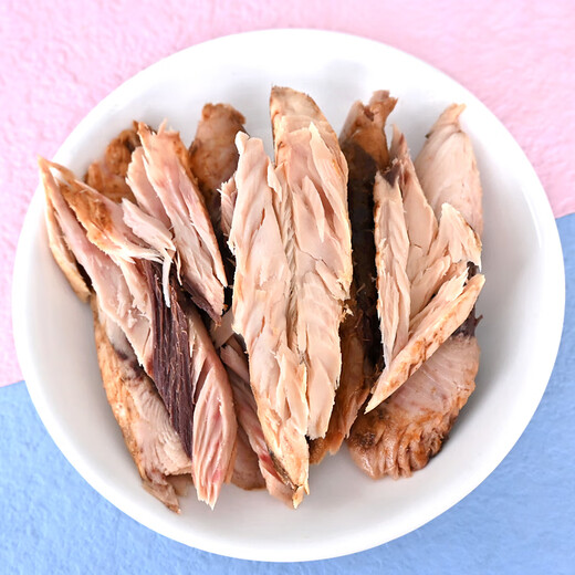 Duoduoduomeng pet snacks, steamed tuna, cat food, fish meat, bonito fish sticks, mixed rice, cat and dog food 15g, zero preservative & 50 bags