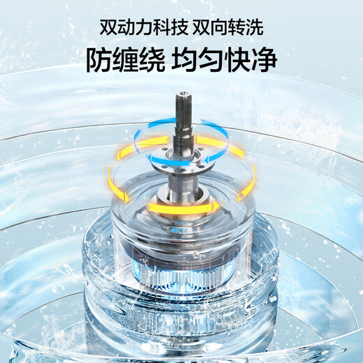 
Haier washing machine pulsator fully automatic 10-dollar Jin [Jin equals 0.5 kg] Essential washing dual-power direct drive frequency conversion first-level energy efficiency 1.3 Washing ratio exclusive washing, old-for-new home appliance subsidy MBDE689 [Yunxi Cleaning Real Estate] Intelligent release + UV sterilization