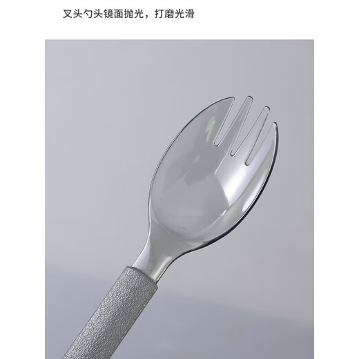 Jie Ribang disposable forks and spoons individually packaged 50 pieces take-out dessert cake spoons light food salad fruit fishing long handle spoon