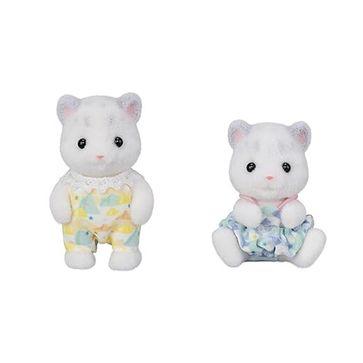 森贝儿家族（Sylvanian families）日版雪豹家族 过家家女孩玩具玩偶套装 生日礼物送儿童礼物