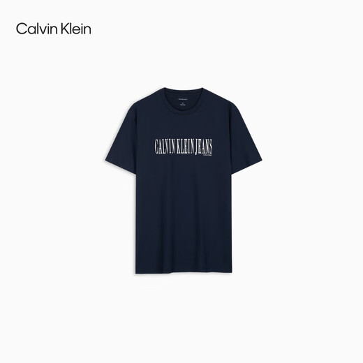 Calvin Kleinjeans25 Весна и летняя мужская повседневная пригородная припечатка CK Pure Print Pure Cotton Finted Forte Fort