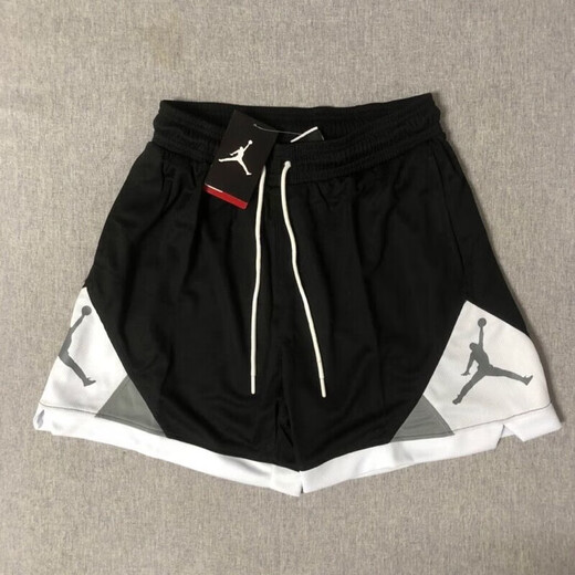 AEROGAMI-Nike新款Air飞人夏季AJ美式DRI FIT透气运动篮球速干短裤五分裤C 耐克1371白/灰 耐克L