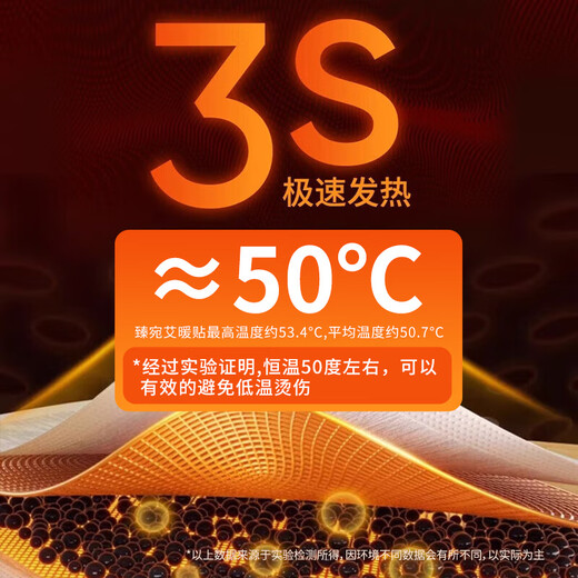 Zhenwan Ai Nuan Baby Patch Self-heating Patch Warming Palace Patch Warming Body Warming Hand Warming Auntie Menstrual Period Dysmenorrhea Hot Compress 100 Tablets