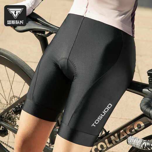 Captain Tas (TOSUOD) summer bicycle cycling pants high waist women's thickened sponge cushion mountain road bike shorts breathable and fast dry