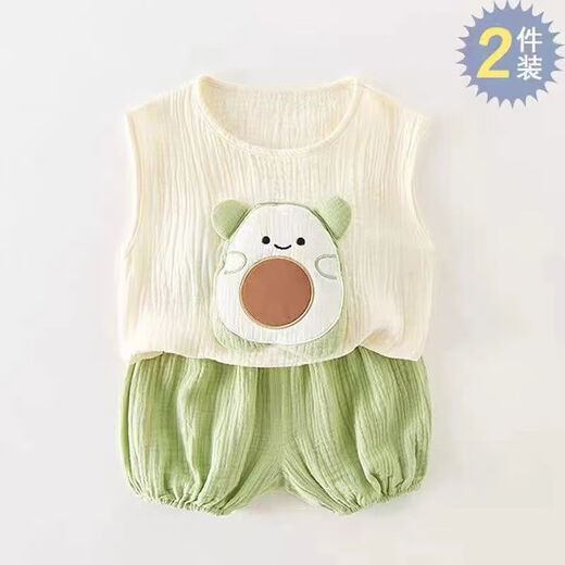 Remtin baby summer suit baby vest suit mosquito-repellent pants summer thin style split children's clothes Main picture 90
