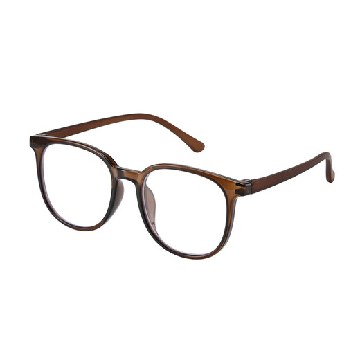 Fenchi Box grande Gafas delgadas y anti-Blue Ligeras ultraligeras TR90 Protección de ojos Anti-Blue Light Anti-fatigue Fatiga marrón Gafas de lectura
