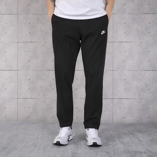 耐克（NIKE）男装运动套装夏新款休闲简约polo衫短袖T恤长裤宽松训练裤 FN3895-010+BV2767-010 两件 M