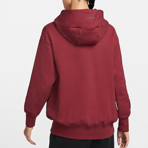 耐克（Nike）红色卫衣女装本命年经典LOGO2025春季新款运动服针织连帽套头衫上 HV8461-677灵蛇迎新系列 L