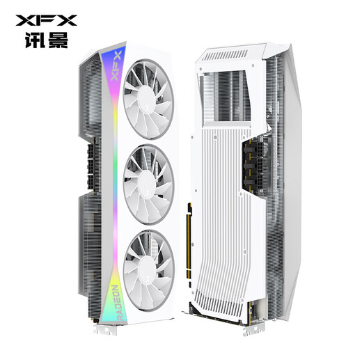 XFX AMD RADEON RX 9070 XT OC Phoenix Nirvana 16GB White New E-Sports Game Design Intelligent Learning Desktop Computer Independent Graphics Card