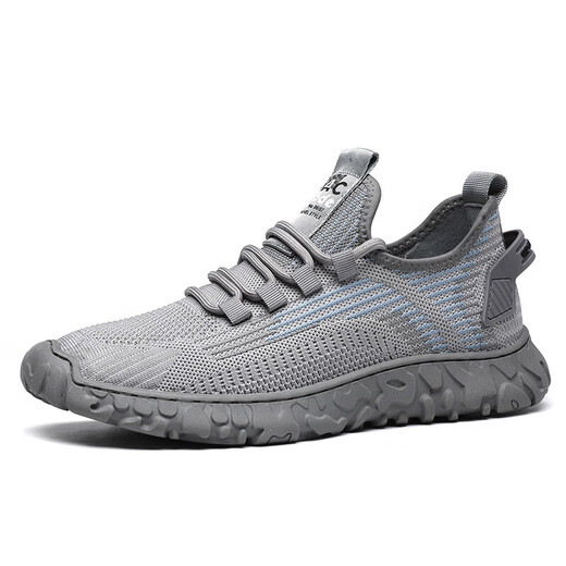 Snguny High-End Light Luxury Brand Casual Schuhe für Männer neue atmungsaktive Sport-Laufschuhe für Männer weiche alleinige Netzschuhe für Männer schwarz 9889 38